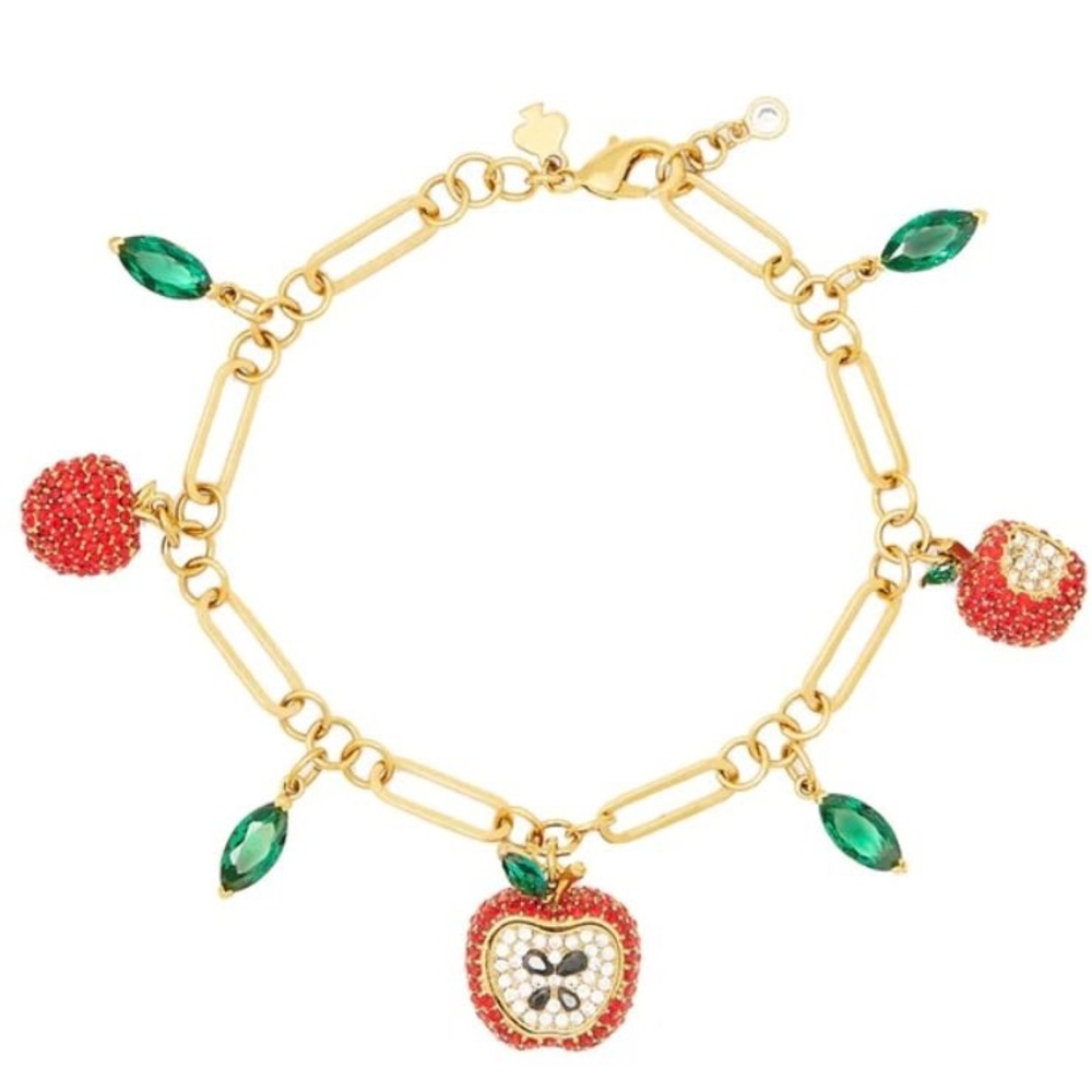 Kate Spade Apple teacher charm bracelet